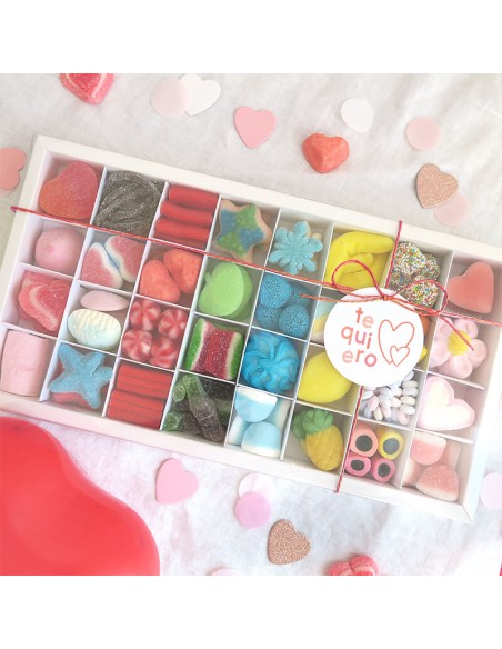 caja golosinas grande te quiero