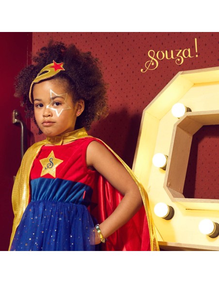 Disfraz Súper Héroe Girl de Souza 5-7 años