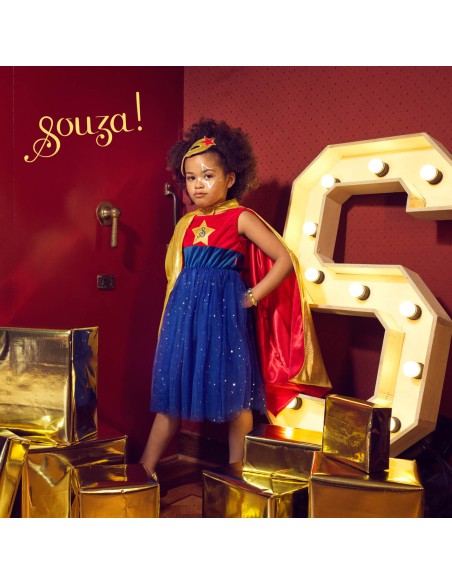 Disfraz Súper Héroe Girl de Souza 5-7 años