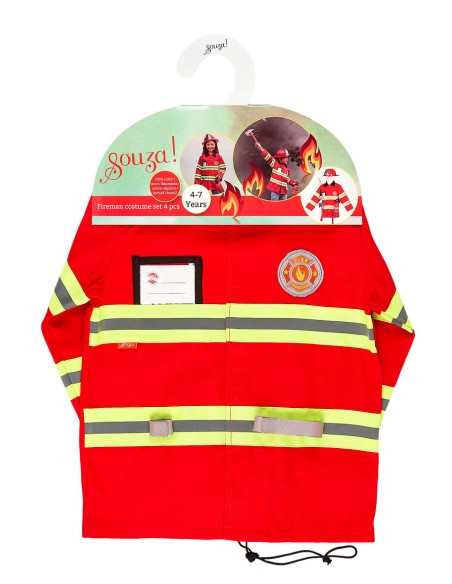 Conjunto disfraz Bombero 4-7 años de Souza