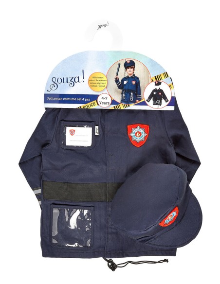 Conjunto disfraz Policia 4-7 años de Souza