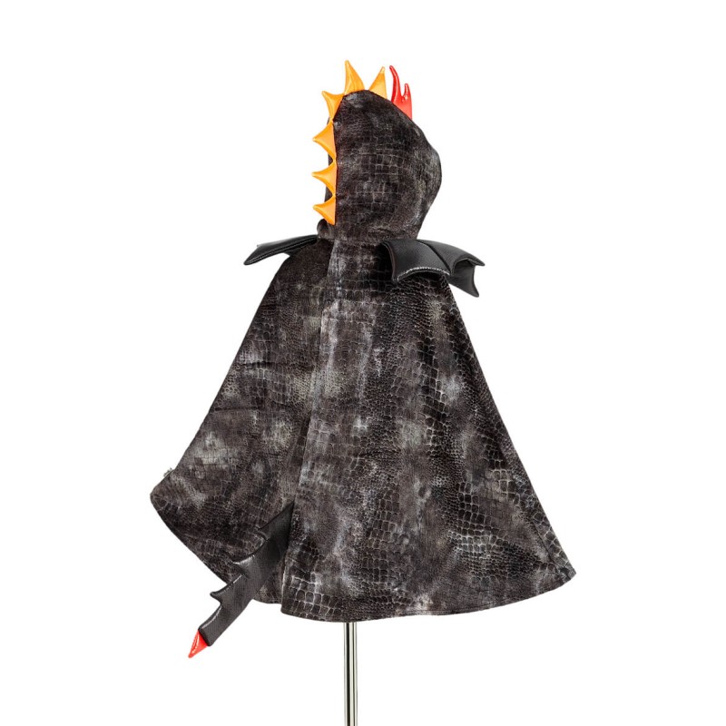 Disfraz capa dragón negro de Souza Talla 4-7 años