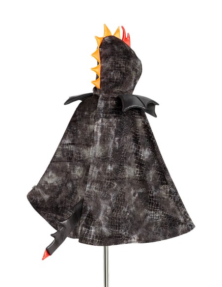 Disfraz capa dragón negro de Souza Talla 4-7 años