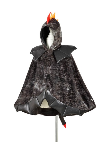 Disfraz capa dragón negro de Souza Talla 4-7 años