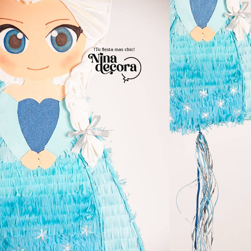 Piñata Princesa Elsa para fiesta