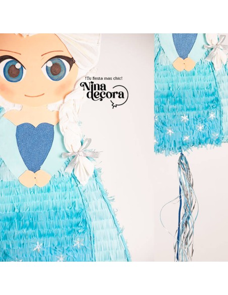 Piñata Princesa Elsa para fiesta
