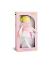 Muñeca demoiselle chaleco rosa 30 cm + caja regalo