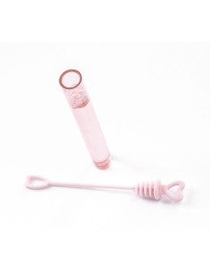 Pompero corazón rosa con jabón, 48 unidades 2