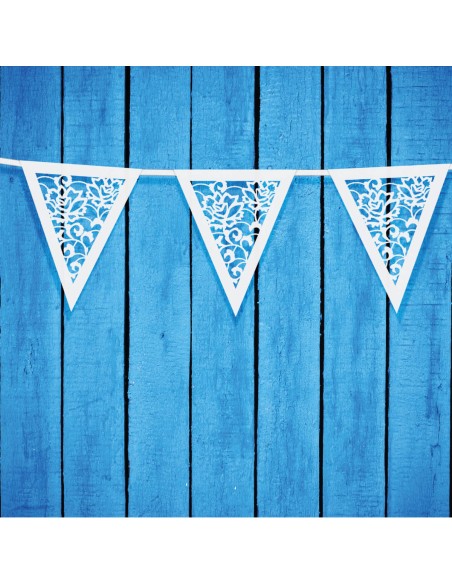 guirnalda papel brocado, bodas, comuniones, fiesta, party