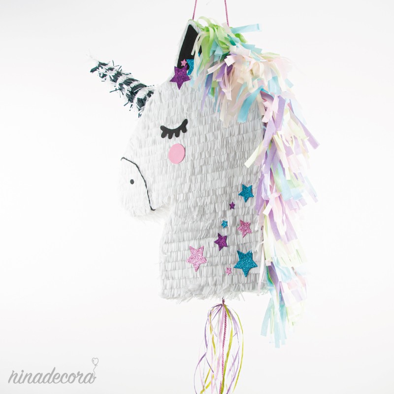 Piñata unicornio grande para fiesta