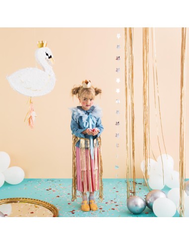 Piñata de cisne blanco