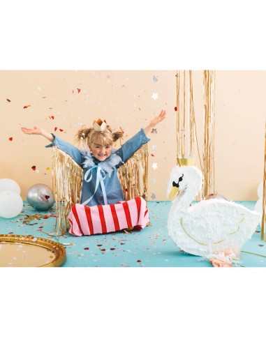 Piñata de cisne blanco