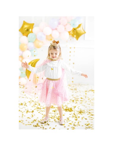 Diadema corona dorada glitter