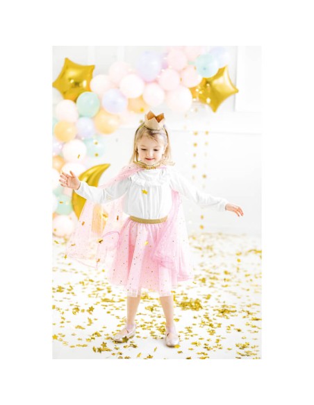 Diadema corona dorada glitter