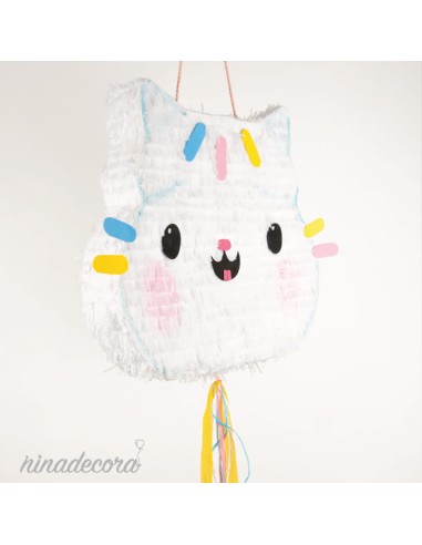 Piñata cabeza gato Muffin la casa de muñecas de Gabby