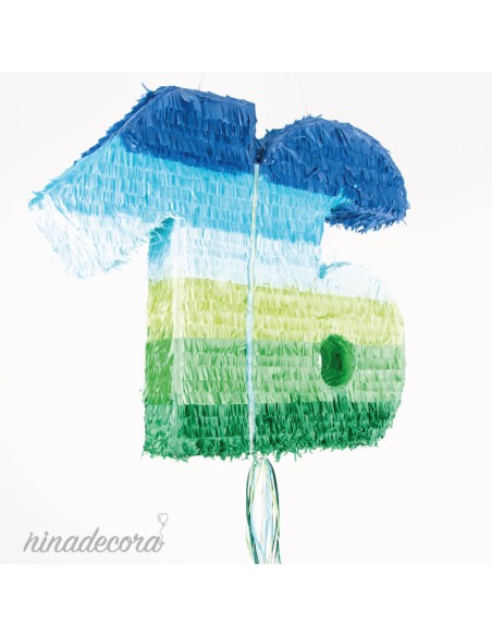 Piñata número 16 color degradado