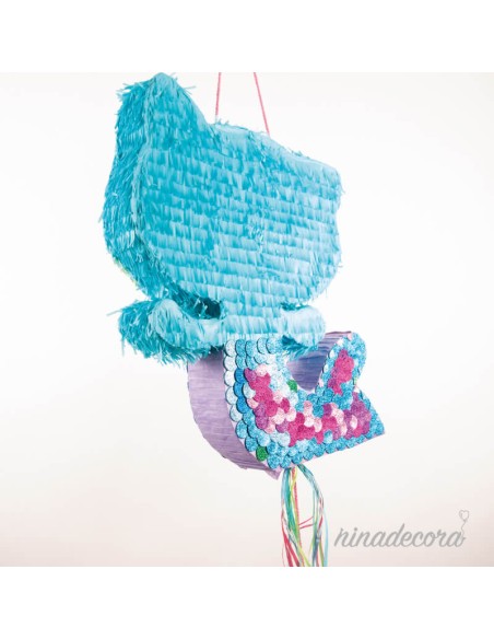 piñata gato sirena la casa de muñecas de Gabby piñata gato sirena la casa de muñecas de Gabby