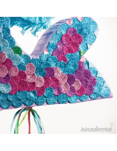 piñata gato sirena la casa de muñecas de Gabby