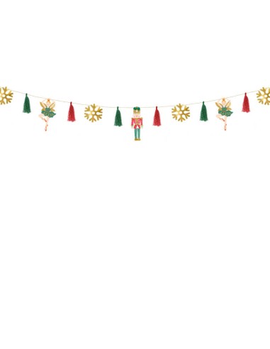 Guirnalda papel cascanueces