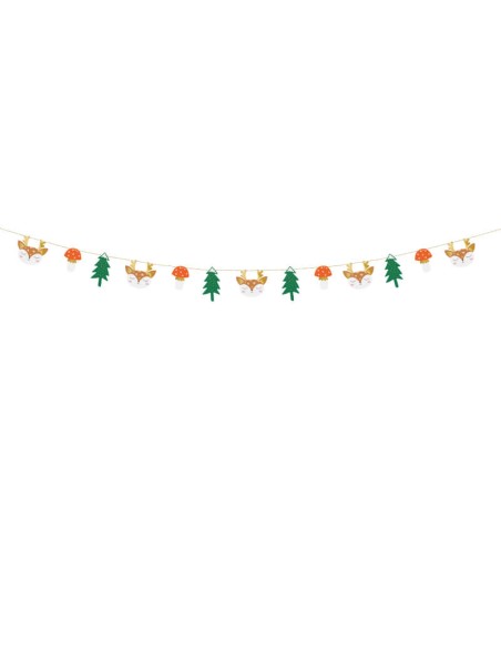 Guirnalda papel reno, árbol de navidad