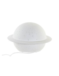 Lámpara planeta porcelana luz led