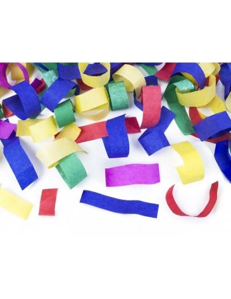 Cañón confetti colores, 20 cm