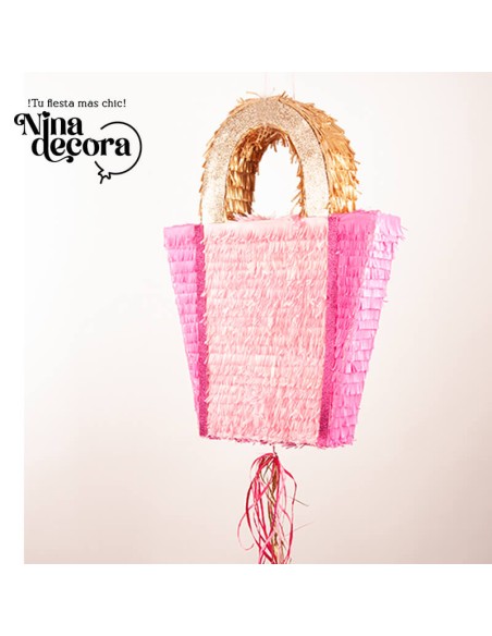 Piñata bolso Barbie para fiesta