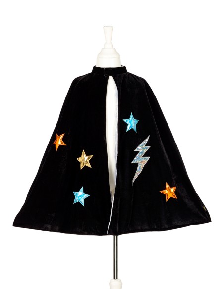 Disfraz capa negra Súper Héroe de Souza 4-8 años