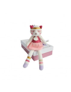 Gatita india 25 cm + cajita regalo
