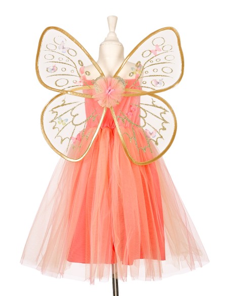 Disfraz vestido con alas Joanna de Souza Talla 5-7 años