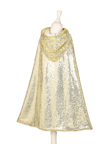 Disfraz capa dorada Amelia de Souza Talla 5-7 años
