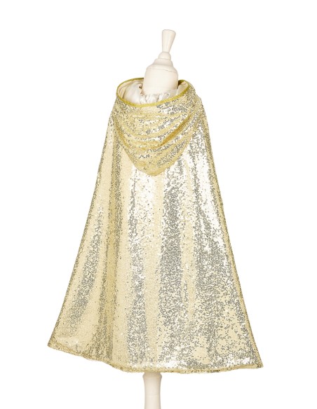 Disfraz capa dorada Amelia de Souza Talla 5-7 años