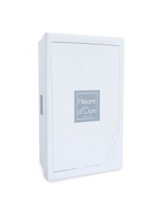 Ratón gris, con detalles rosa brillo 37 cm + caja regalo 2