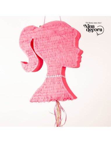 Piñata silueta Barbie para fiesta