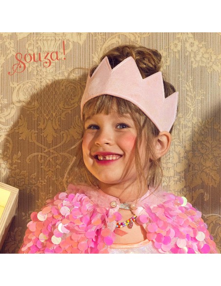 Disfraz capa lentejuelas Laurence de Souza Talla 5-7 años