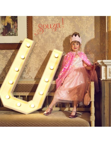 Disfraz capa lentejuelas Laurence de Souza...