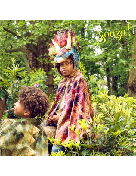 Disfraz capa triceratops de Souza Talla 4-7 años