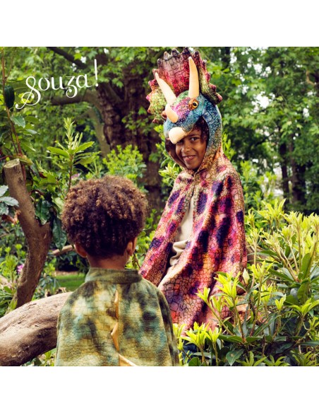 Disfraz capa triceratops de Souza Talla 4-7 años