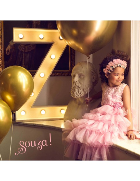 Disfraz vestido volantes Lysanna de Souza Talla 5-7 años